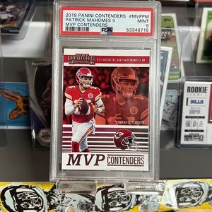 Patrick Mahomes II MVP CONTENDERS PSA 9 rookie